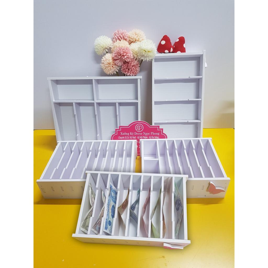 Khay đựng tiền quầy thu ngân 9 ô (K15) hình bướm xinh xắn