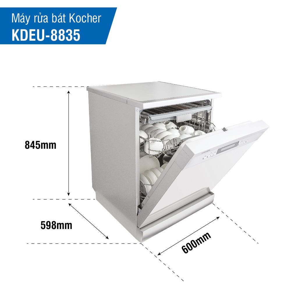 Máy rửa bát 15 bộ Kocher KDEU 8835 - Hàng chính hãng