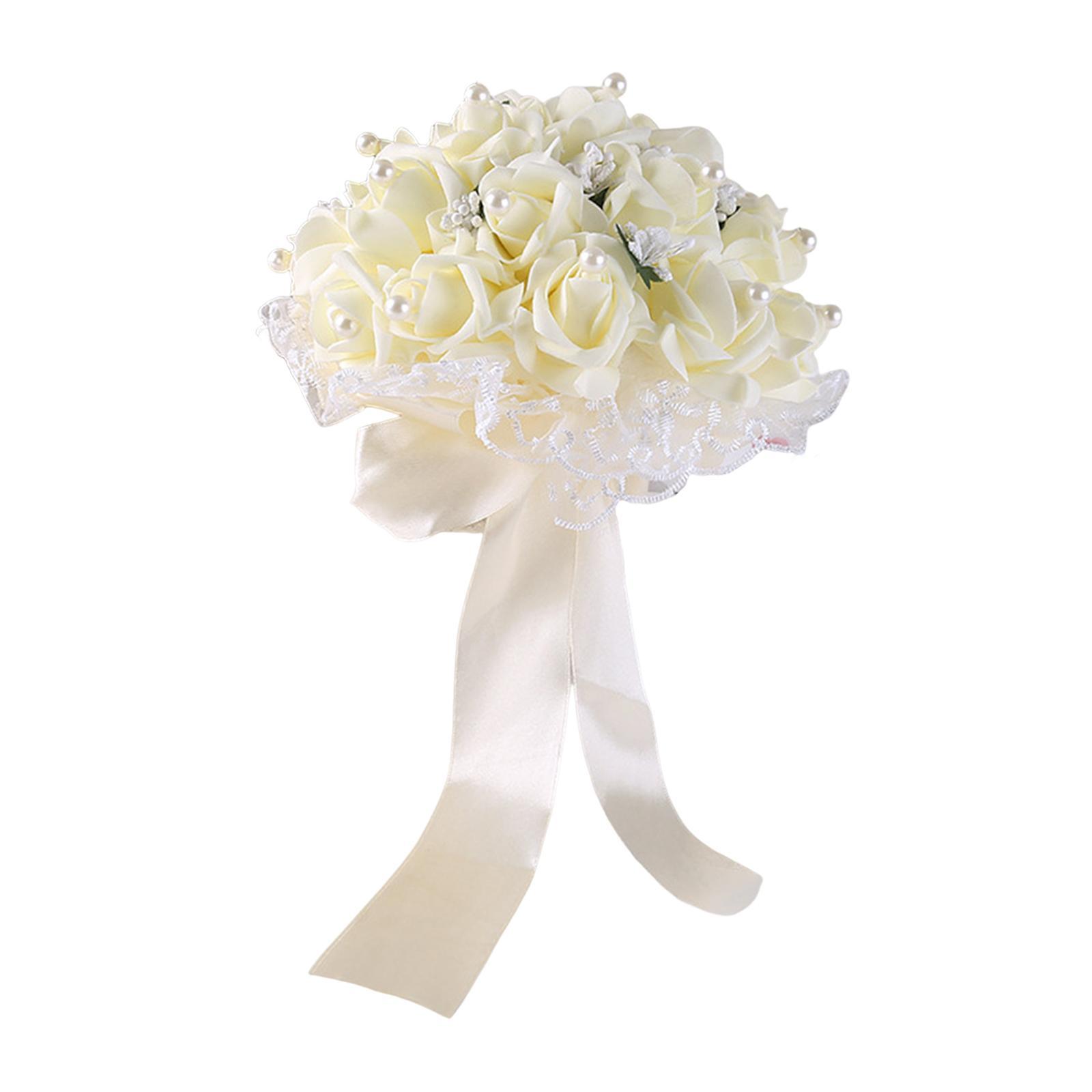 Wedding Bride Bouquets Artificial Bridal Bouquet for Valentine's Day Wedding