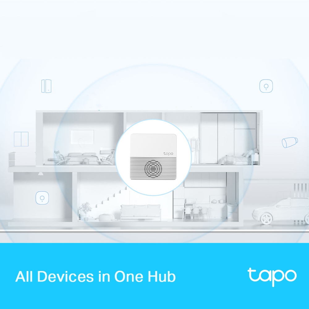 Hub thông minh TP-Link Tapo H200 | Có chuông báo | Hỗ trợ tới 64 cảm biến / công tắc + 4 Camera | Bảo hành 1 năm | Hàng Chính Hãng