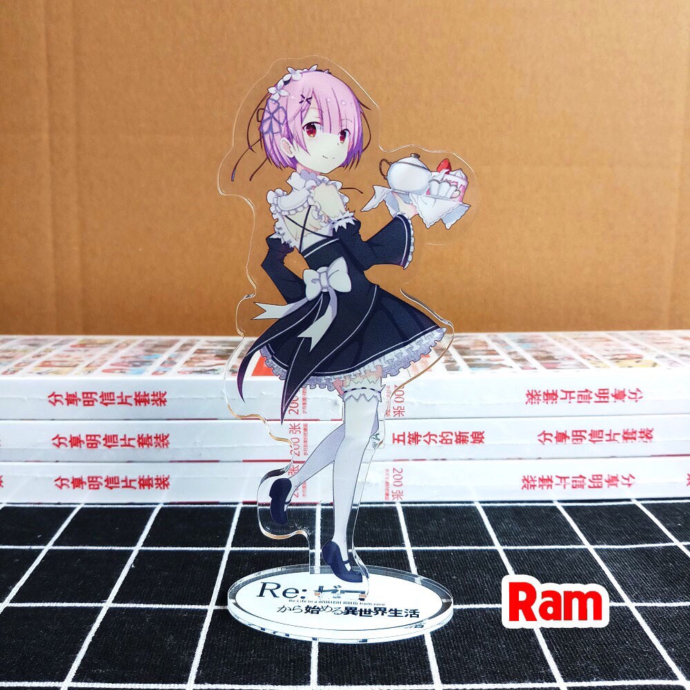 Standee tượng mica trong Re:Zero