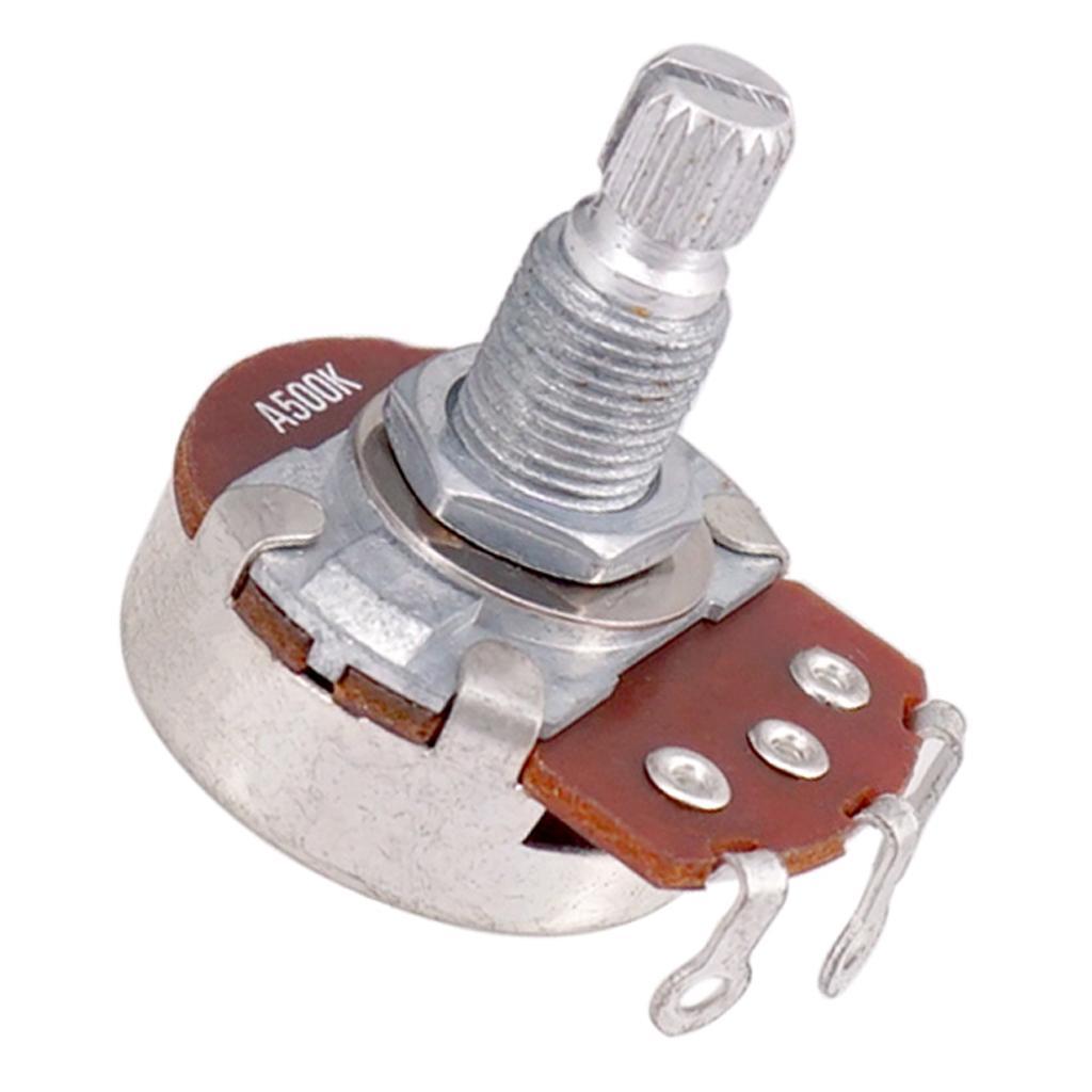 2X 4x guitar potentiometer pot A500k & B500K set 24mm dia. volume control