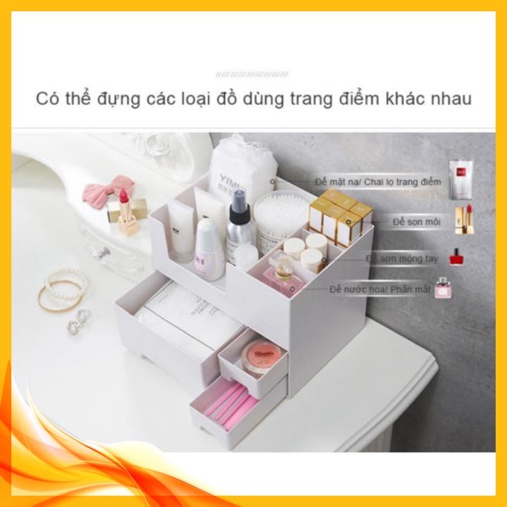 Tủ sắp xếp vật dụng bàn trang điểm White Lucian ️