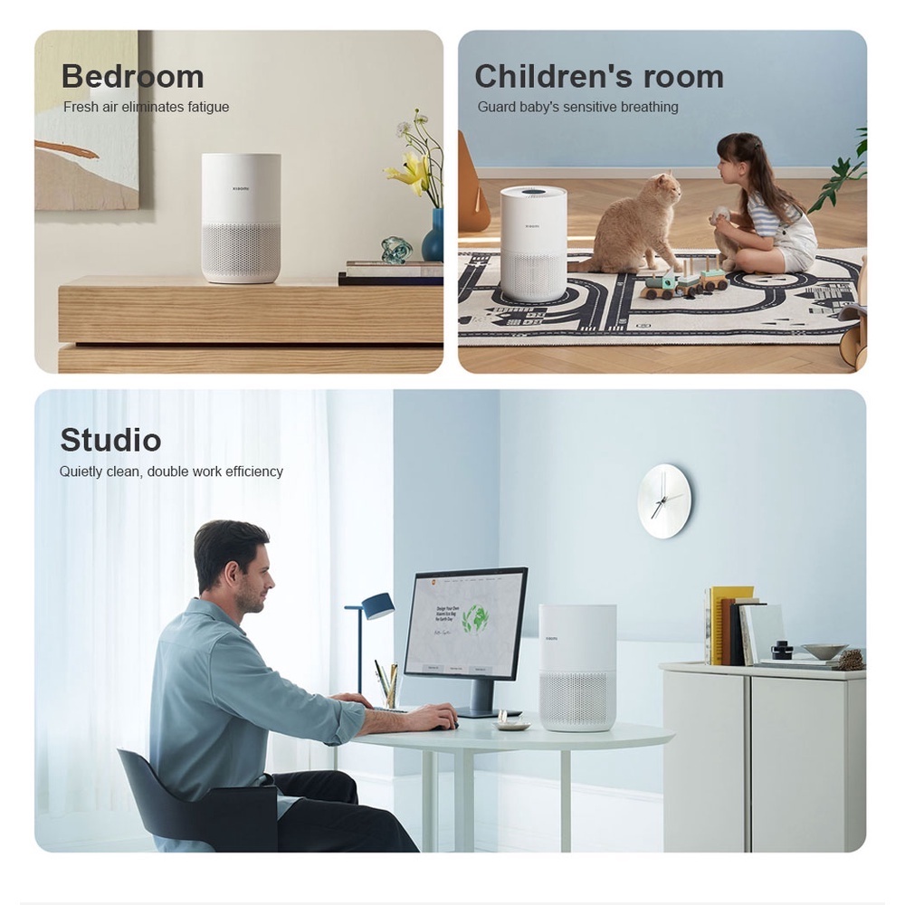 Máy lọc không khí Xiaomi Smart Air Purifier 4 Compact EU BHR5860EU - Hàng chính hãng