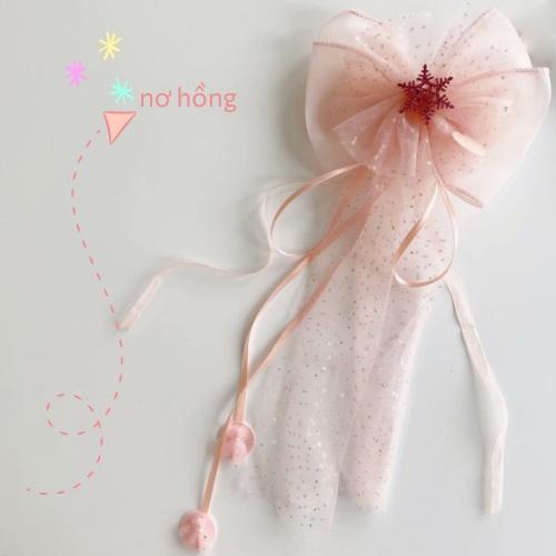 Kẹp tóc nơ công chúa phong cách Hàn Quốc