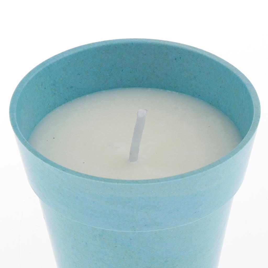 6x Scented Candles Natural Soy Wax Portable Travel Home Candle With Plastic Box