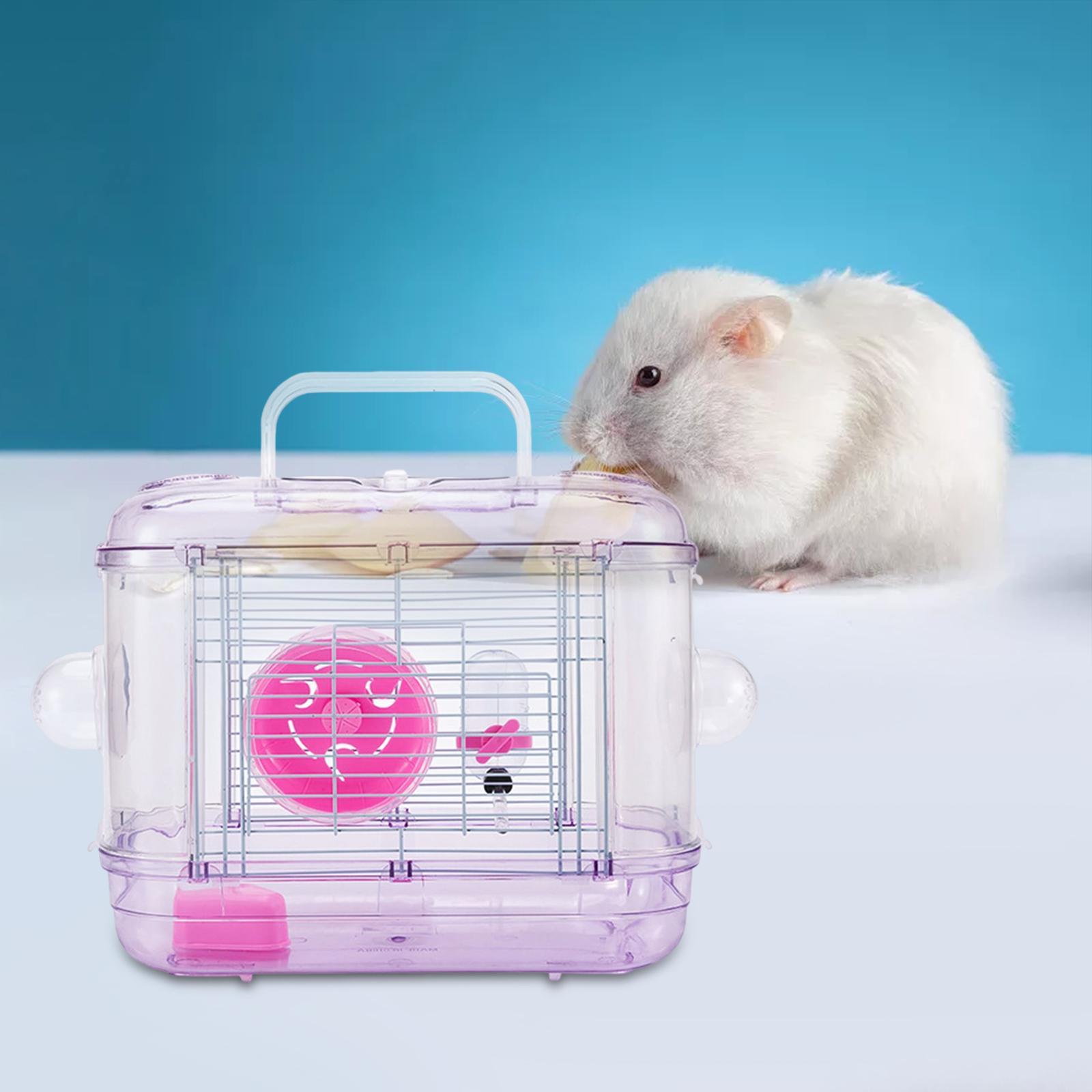 Hamster Travel Portable Carrier Hamster Travel Bag for Hedgehog Squirrel