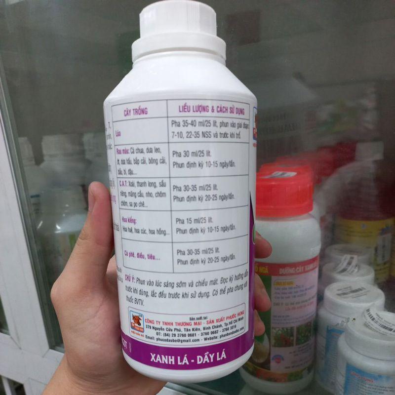 Phân bón vi lượng Đầu Bò Poli 8 Amino Acid-Liquid 500ml