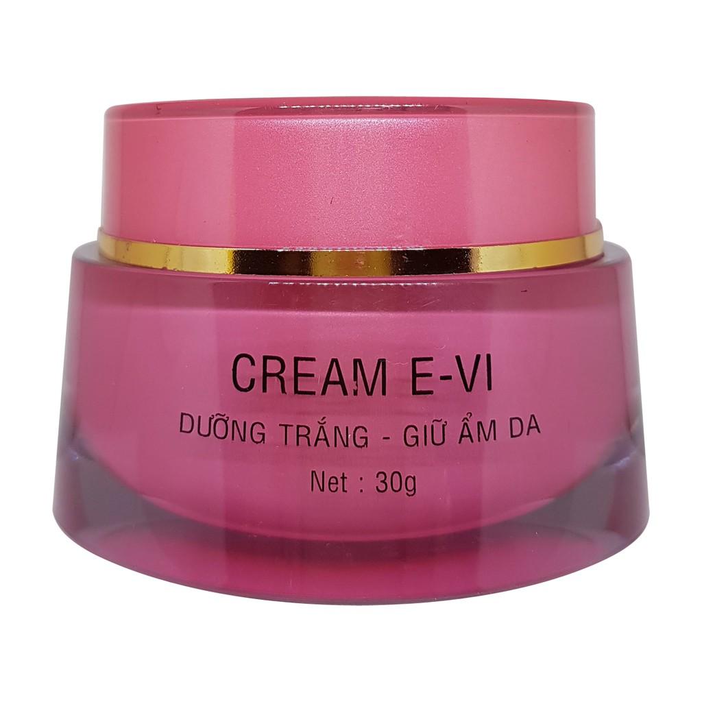 KEM DƯỠNG TRẮNG GIỮ ẨM DA EVI 30G