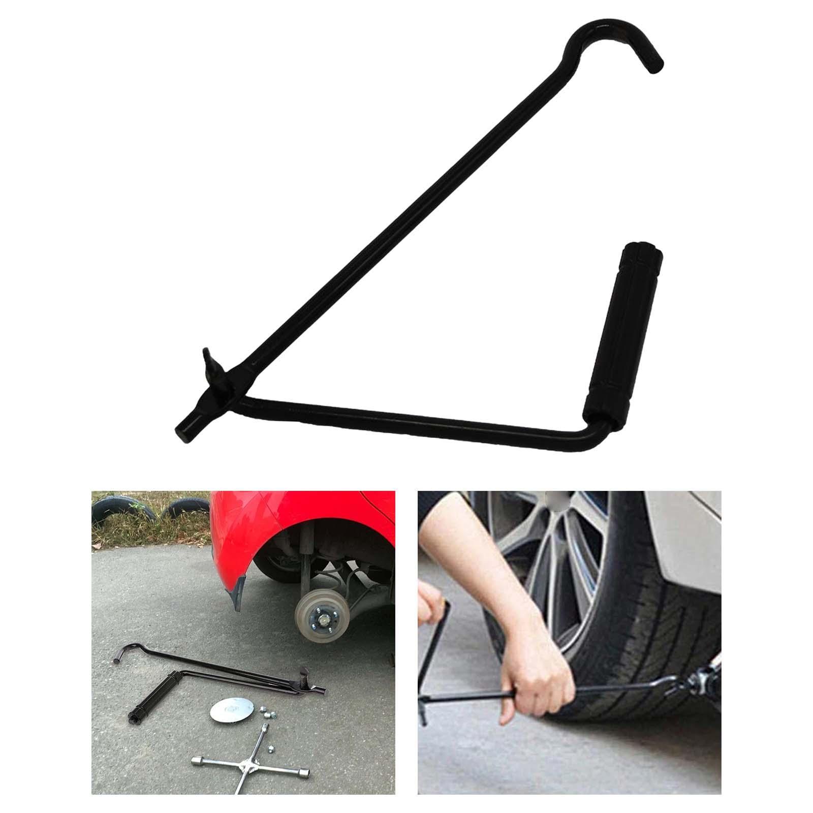 Car Truck Jack Handle Wrench Spanner Universal Tyre Repair Changing Tool