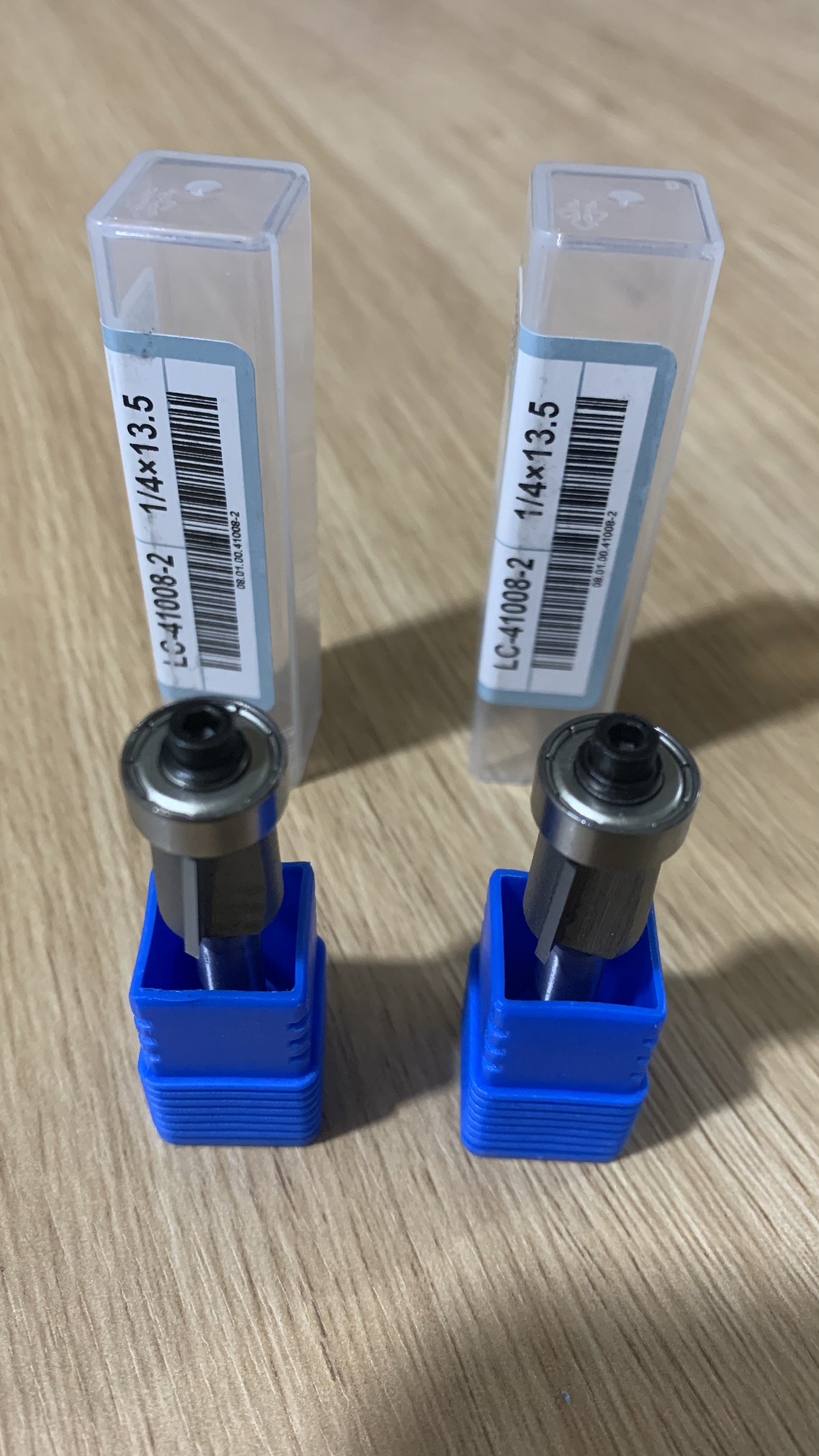 Mũi gọt chỉ dán cạnh gỗ 2 cánh 1/4*13.8 _ Mũi phay cạnh NẸP CHỈ gỗ bằng thép hợp kim sắc ngọt siêu bền