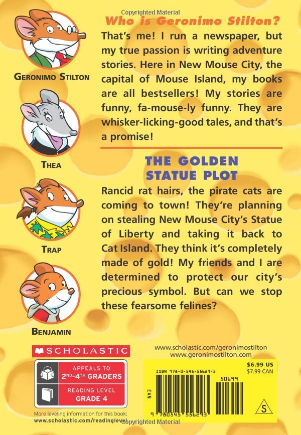 Geronimo Stilton 55: The Golden Statue Plot