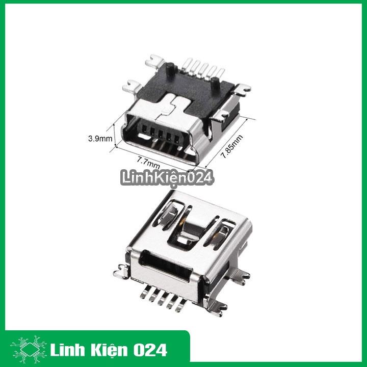 Cổng USB mini 5P chân cắm/chân dán