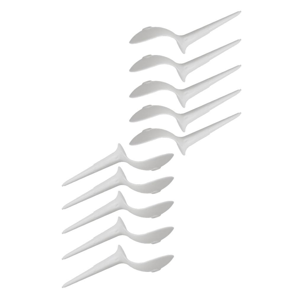 5 Unbreakable 3.27in Golf Tee Ball Nails Position Marker White