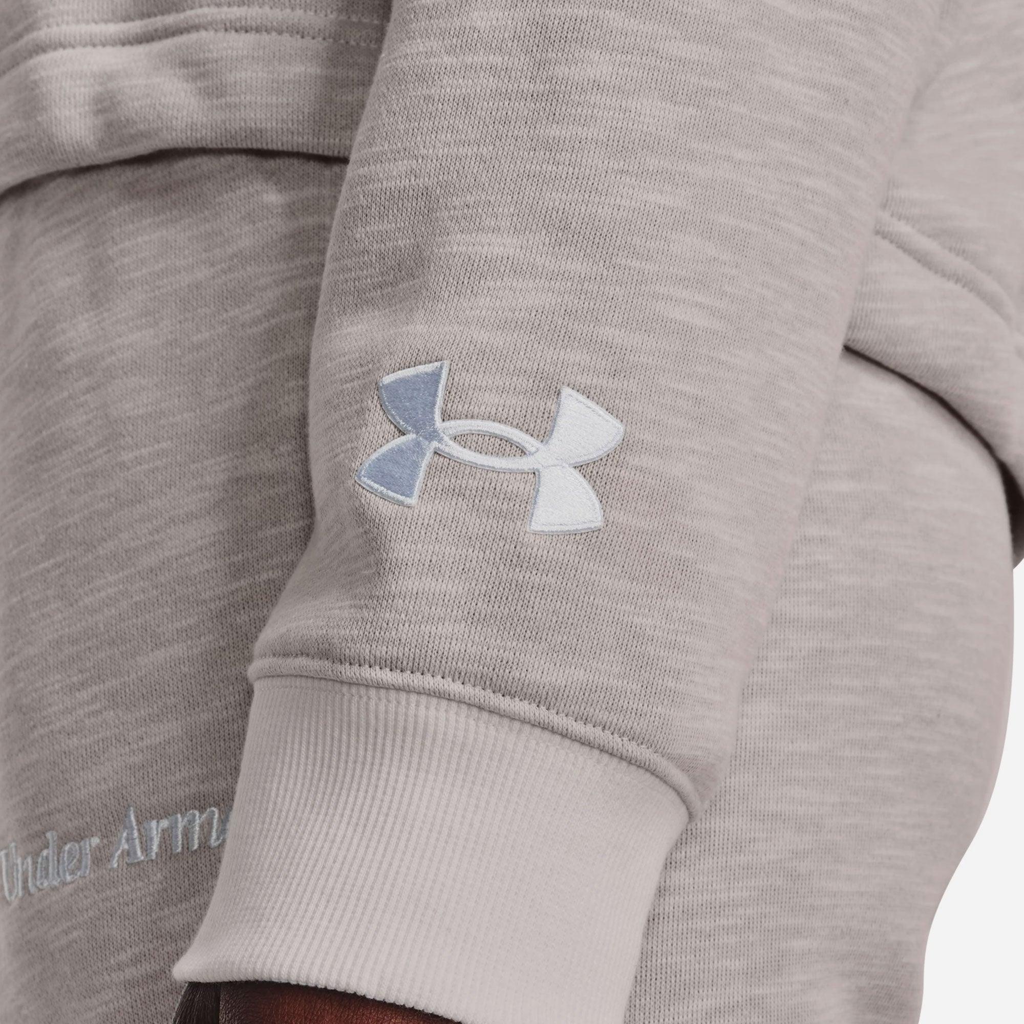 Áo tay dài thể thao nữ Under Armour Essential Script Crew - 1374108-100