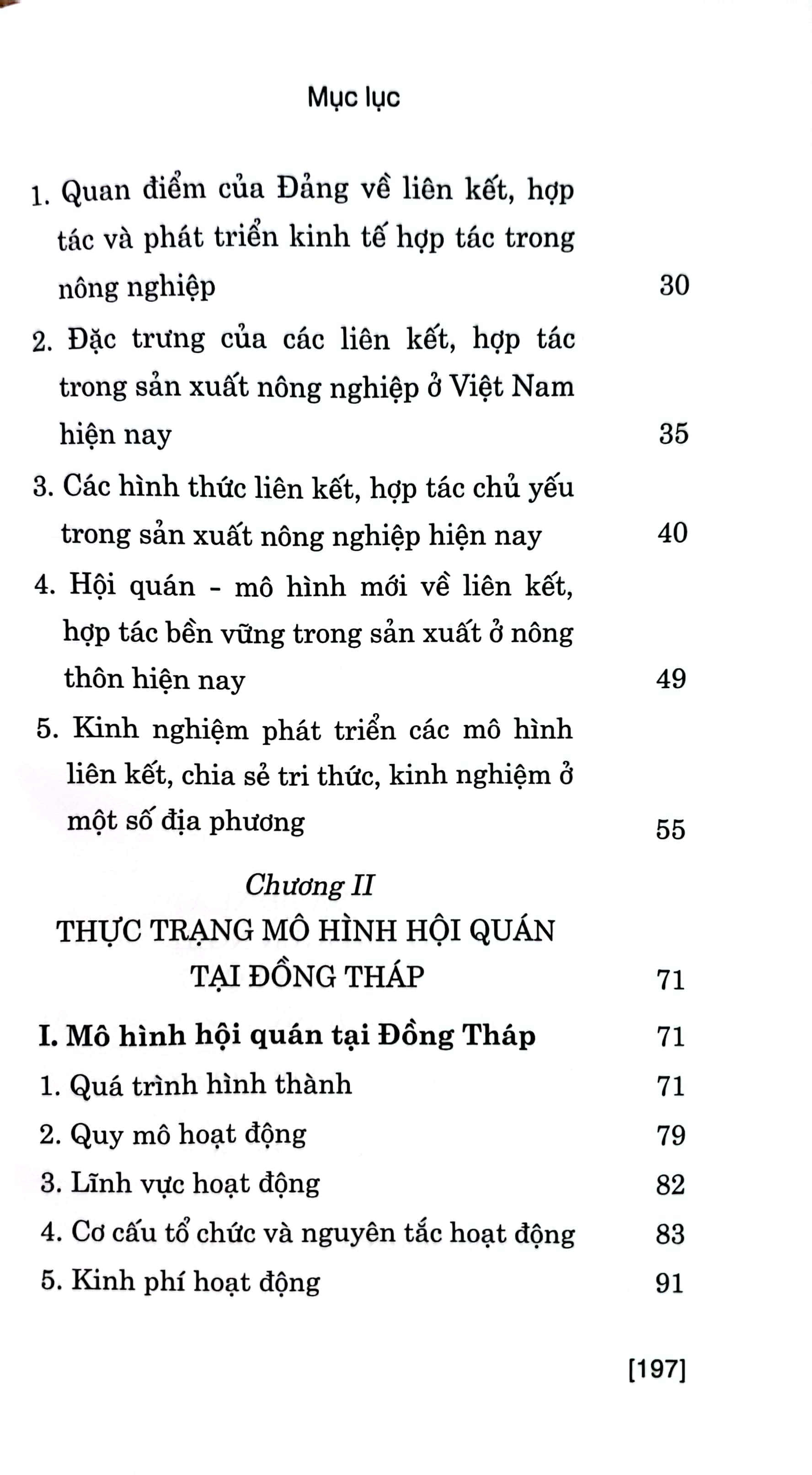 Kinh tế tập thể và liên kết kinh tế  nhìn từ mô hình hội quản tỉnh Đồng Tháp