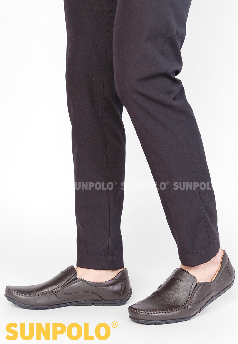 Giày Lười Nam Da Bò SUNPOLO SUKT2582N