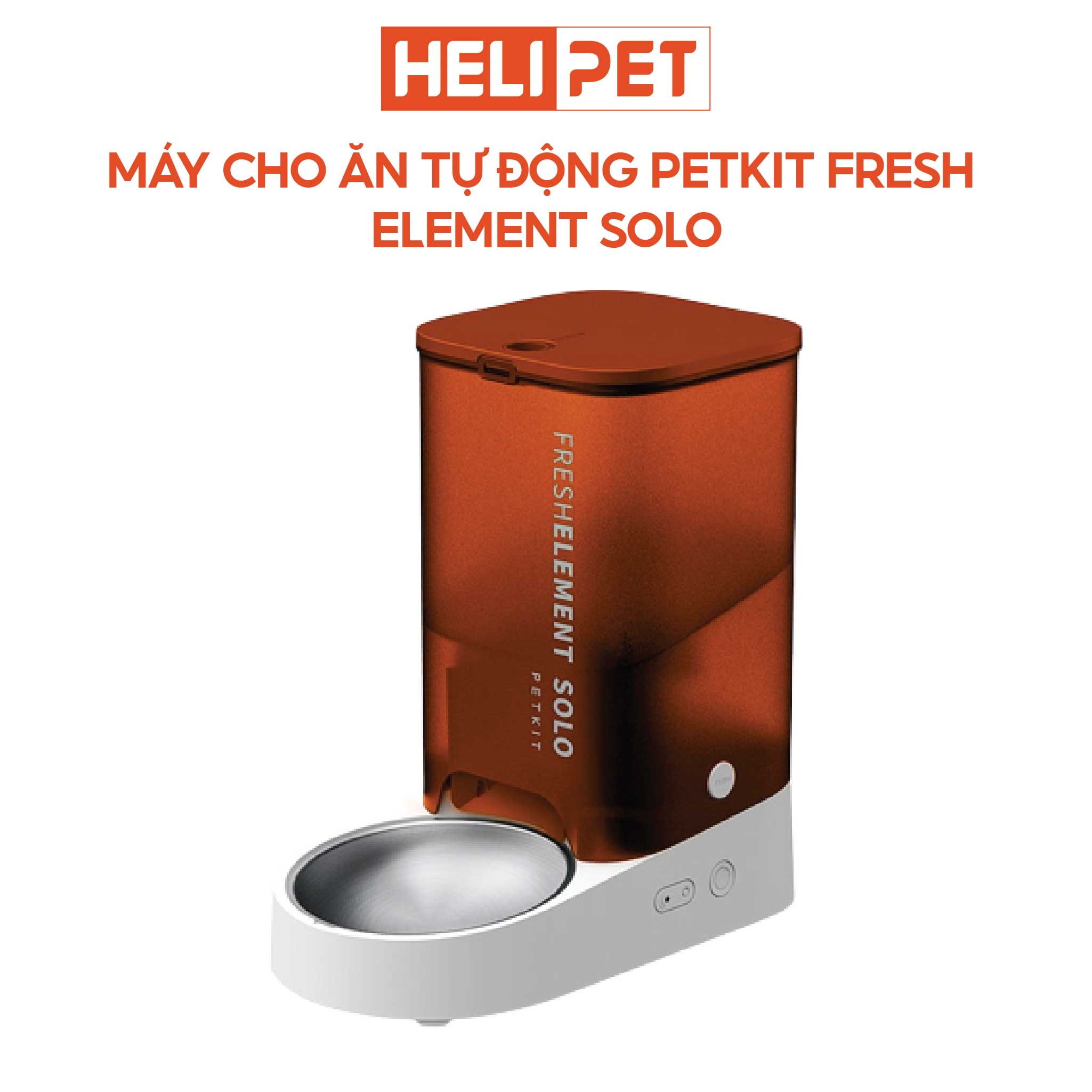 Máy Cho Ăn Tự Động Petkit Máy Cho Chó Mèo Ăn Fresh Element Solo- HeLiPet