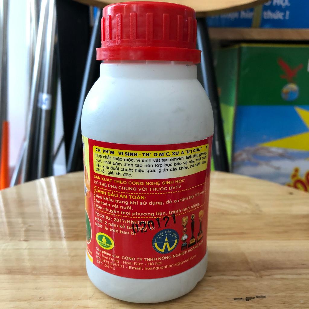 Chế phẩm vi sinh XUA ĐUỔI CHUỘT 240ml, dùng trong nhà, ngoài vườn, cây trồng