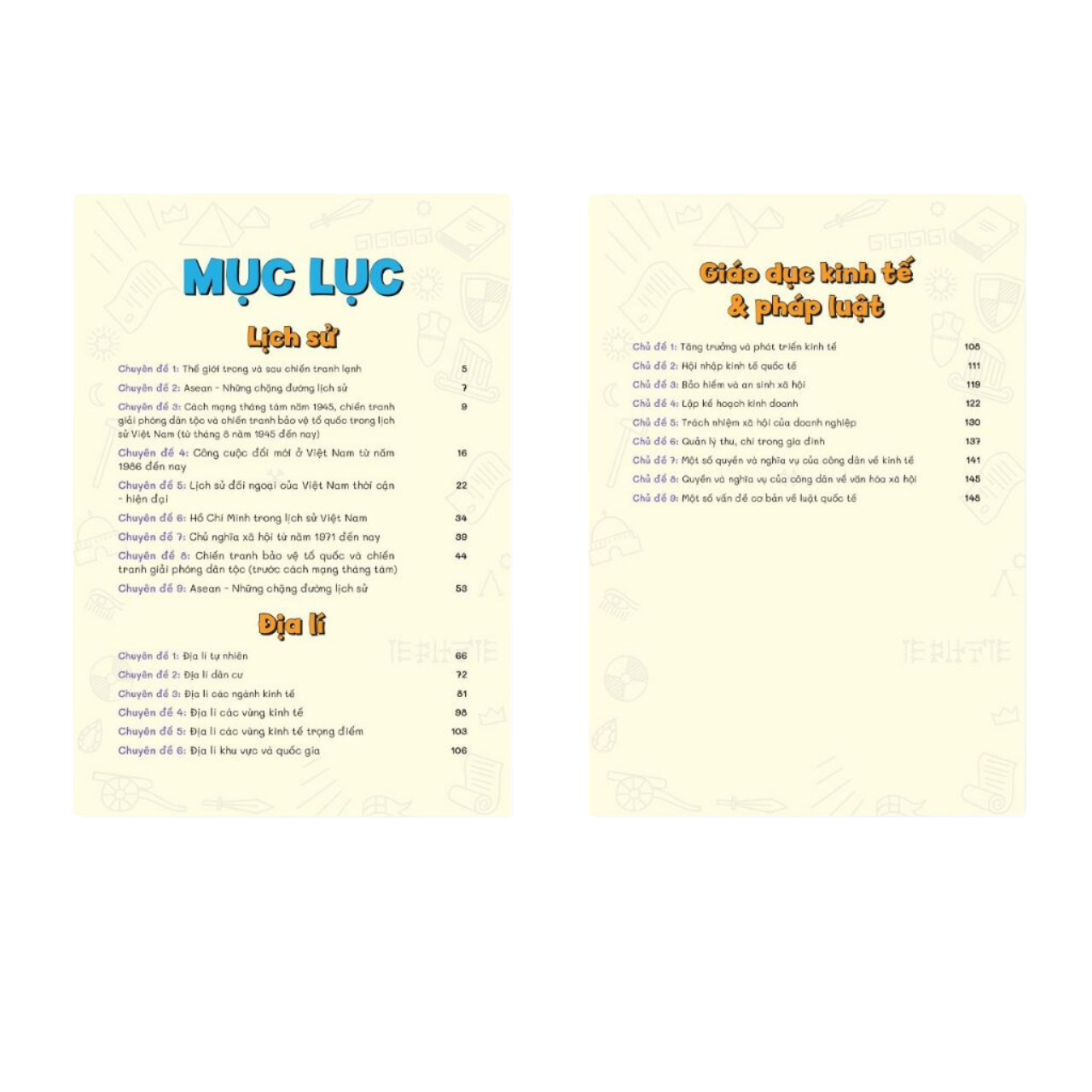 Sách - Sổ Tay Kiến Thức Xã Hội: Sử - Địa - GD Kinh tế &amp; Pháp luật (Chương trình mới)