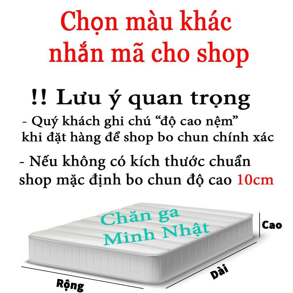 Bộ chăn ga gối cotton tici – chăn mền, drap giường, vỏ gối - ga giường đủ size không kèm ruột