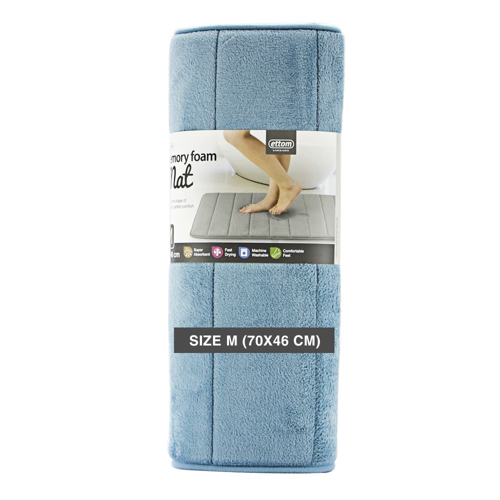 Thảm Chùi Chân Lock&amp;Lock Memory Foam MAT510, MAT511, MAT411 nhiều size - Hàng Chính Hãng, Thấm Hút Tốt - JoyMall