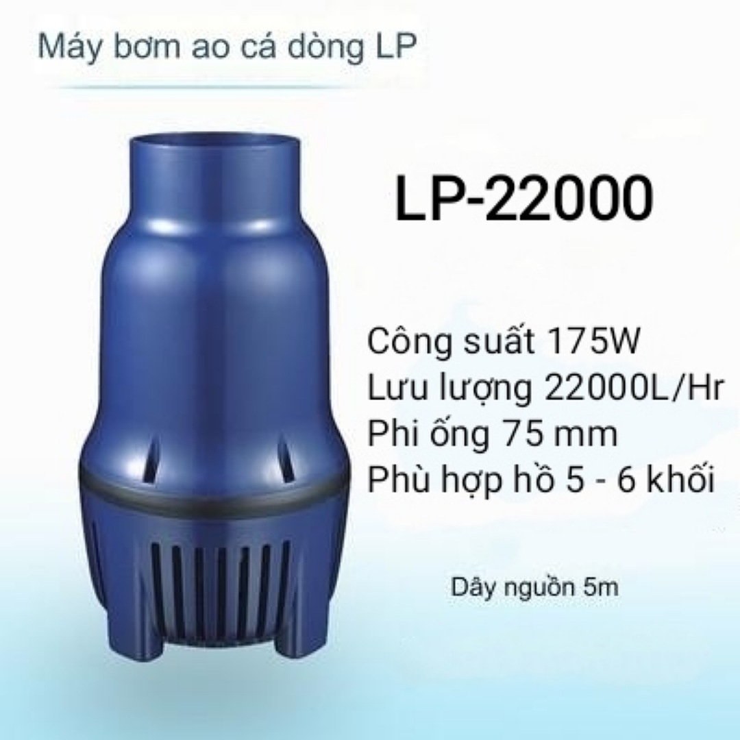 Máy bơm nước hồ cá Koi Jebao LP22000 175W, 22000L/Hr cao cấp