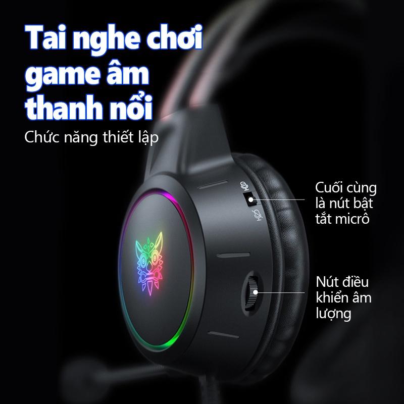 Tai nghe chơi game Onikuma X15 Pro Microphone thiết kế tối ưu giúp giảm tiếng ồn, phù hợp với điện thoại, laptop, PC [Hàng chính hãng]