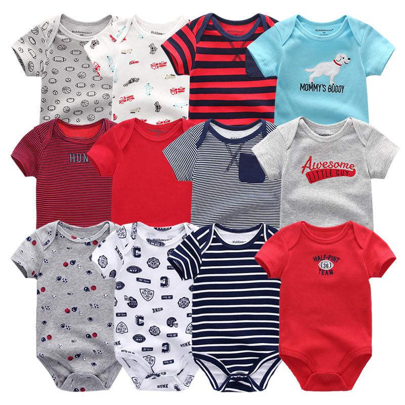 2021 6 Cái/bộ Unisex Sơ Sinh Bé Trai Quần Áo Kỳ Lân Cotton Bé Gái Quần Áo Hoạt Hình Bé Gái Quần Áo Liền Quần Bodysuits