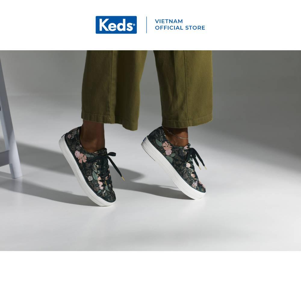 Giày Thể Thao Keds Nữ- Tripple Kick Colette Lurex Jacquard - KD065556WF