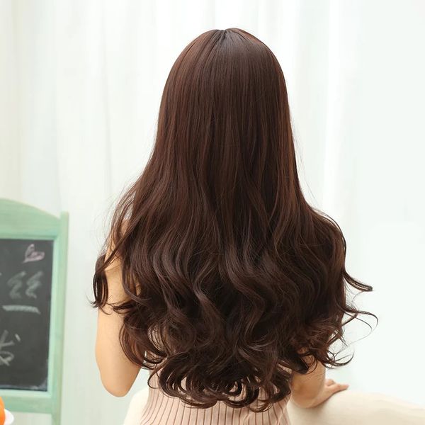 KÈM LƯỚI VÀ LƯỢC. Tóc giả nữ nguyên đầu dài, tóc giả nguyên đầu, giống tóc thật 100%, có rãnh da đầu, chất tơ cao cấp, chịu nhiệt tốt, bấm, uốn, duỗi, gội thoải mái.