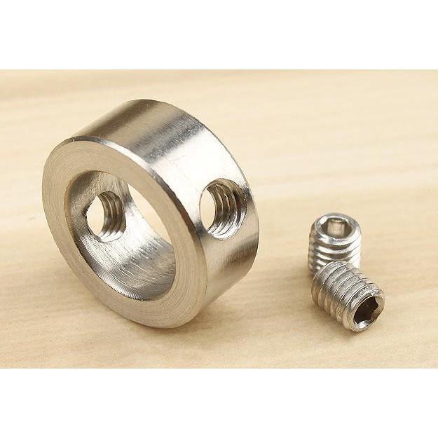 Bộ 6 vòng giới hạn mũi khoan - inox 2 đầu chặn