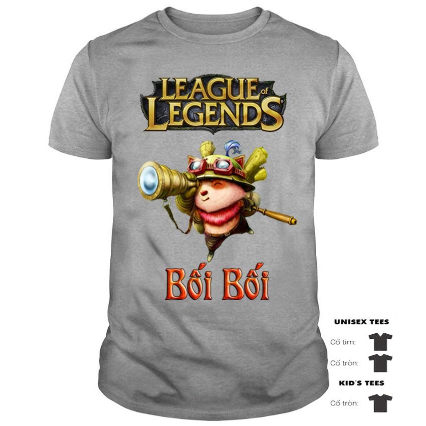  Áo Teemo Bối Bối, Áo Thun Liên Minh Huyền Thoại Teemo - LOL Tshirt