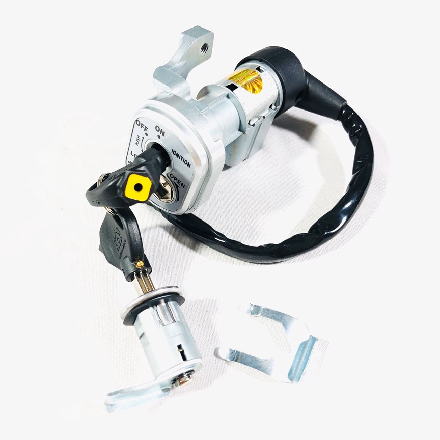 Ổ khoá chống trộm 6 cạnh cho Wave RS có kèm khóa yên