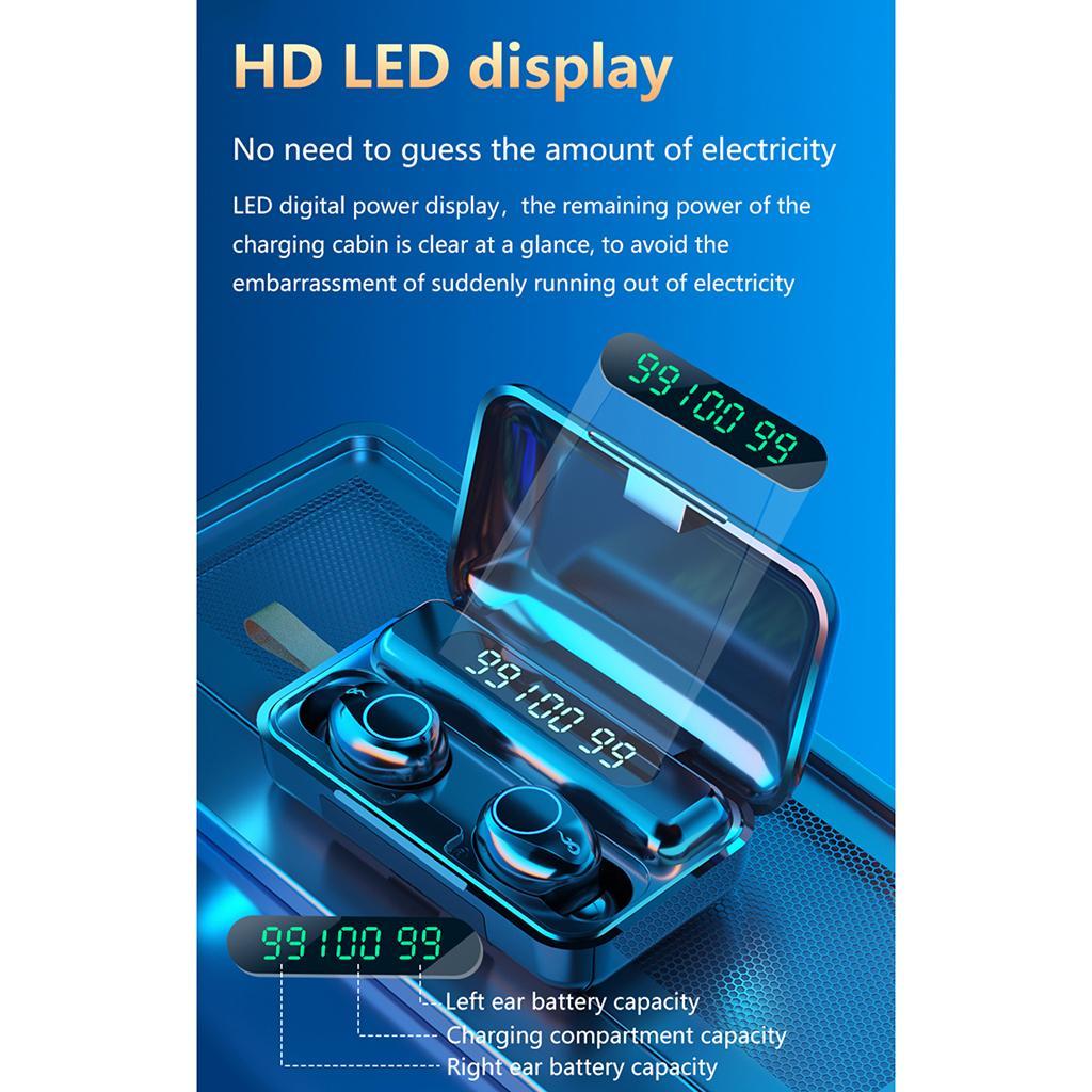 True Wireless Bluetooth Headset Earphones Mini Earphones Waterproof Earbuds