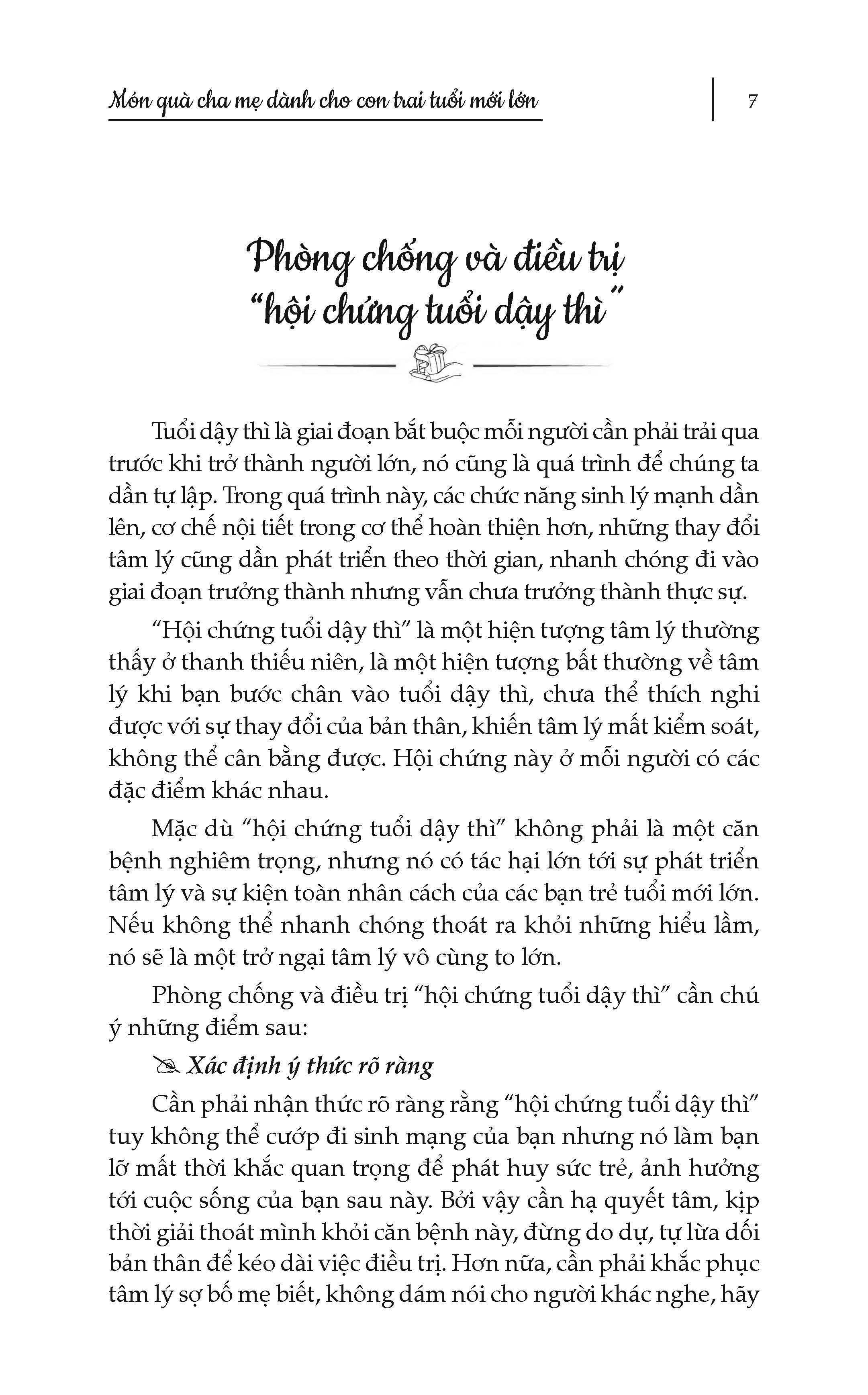 Món Quà Cha Mẹ Dành Cho Con Trai Tuổi Mới Lớn