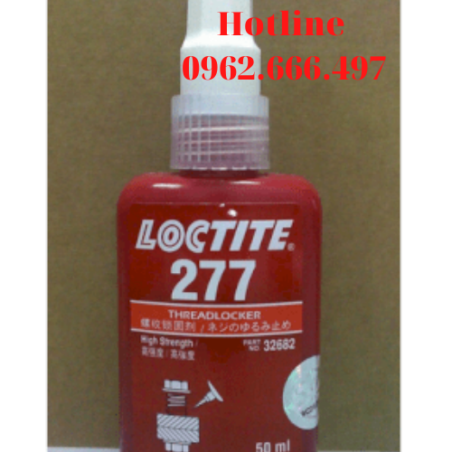 Keo khoá ren , chống xoay Loctite 277-2 / dung tích 50ml và250ml