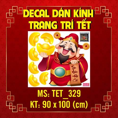 DECAL TRANG TRÍ TẾT 2023 COMBO SỐ 102