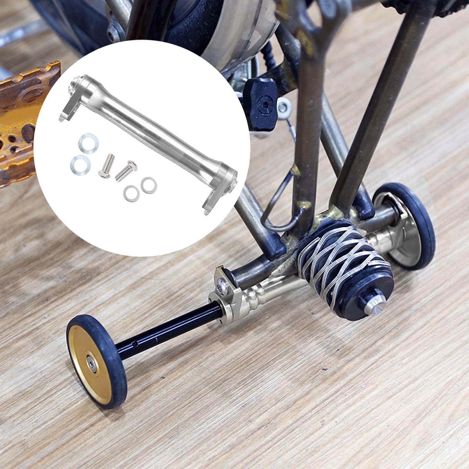 2Sets Bike Easywheel Extension Rod Parking Telescopic Bar Transporting Parts