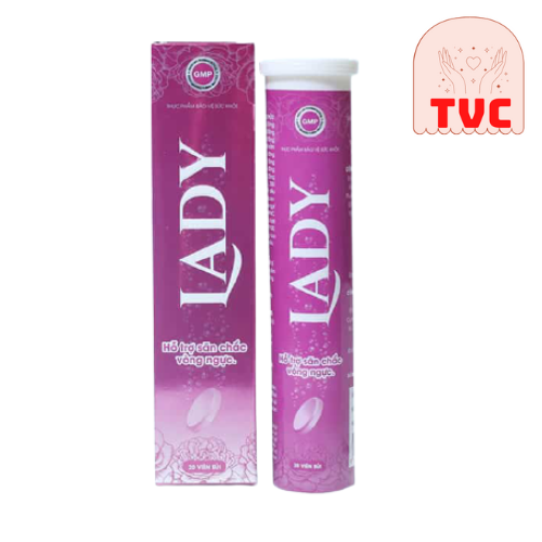 Viên Sủi Lady - Cân Bằng Nội Tiết Tố Nữ, Hỗ Trợ Tăng Size Vòng 1 Hiệu Quả, An Toàn