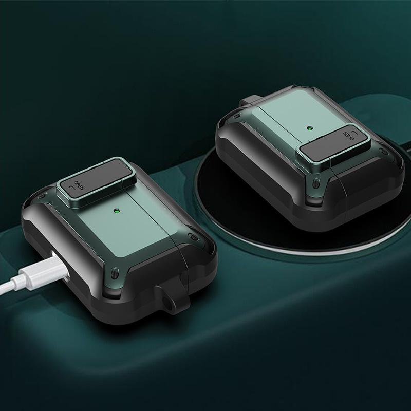 Vỏ TPU PC Bảo Vệ Cho Hộp Sạc Tai Nghe Apple Airpods 1 2 3 Pro