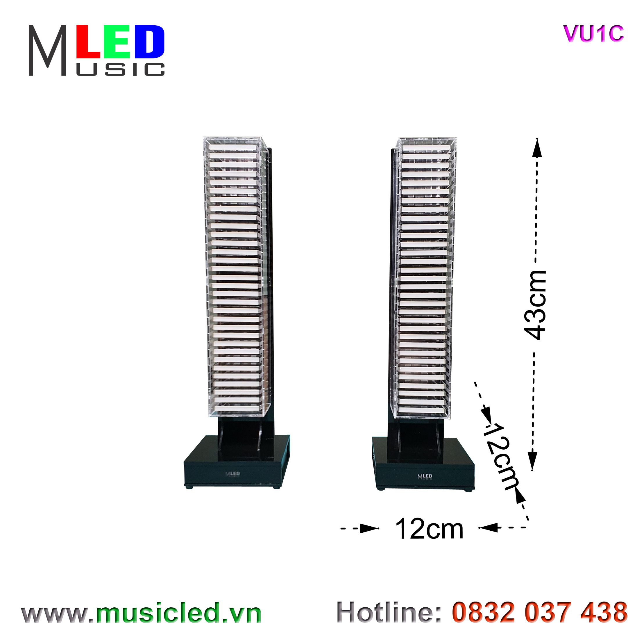 Đôi đèn Music LED nháy theo âm lượng nhạc cỡ nhỏ (VU1C)