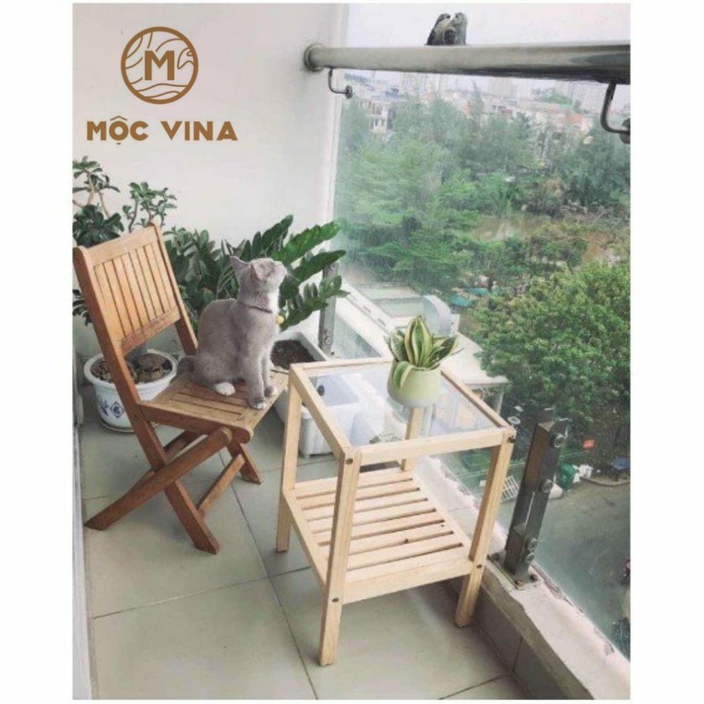 Tủ Đầu Giường Kệ Đầu Giường Mặt Kính Phong Cách Hàn Quốc Mộc Vina