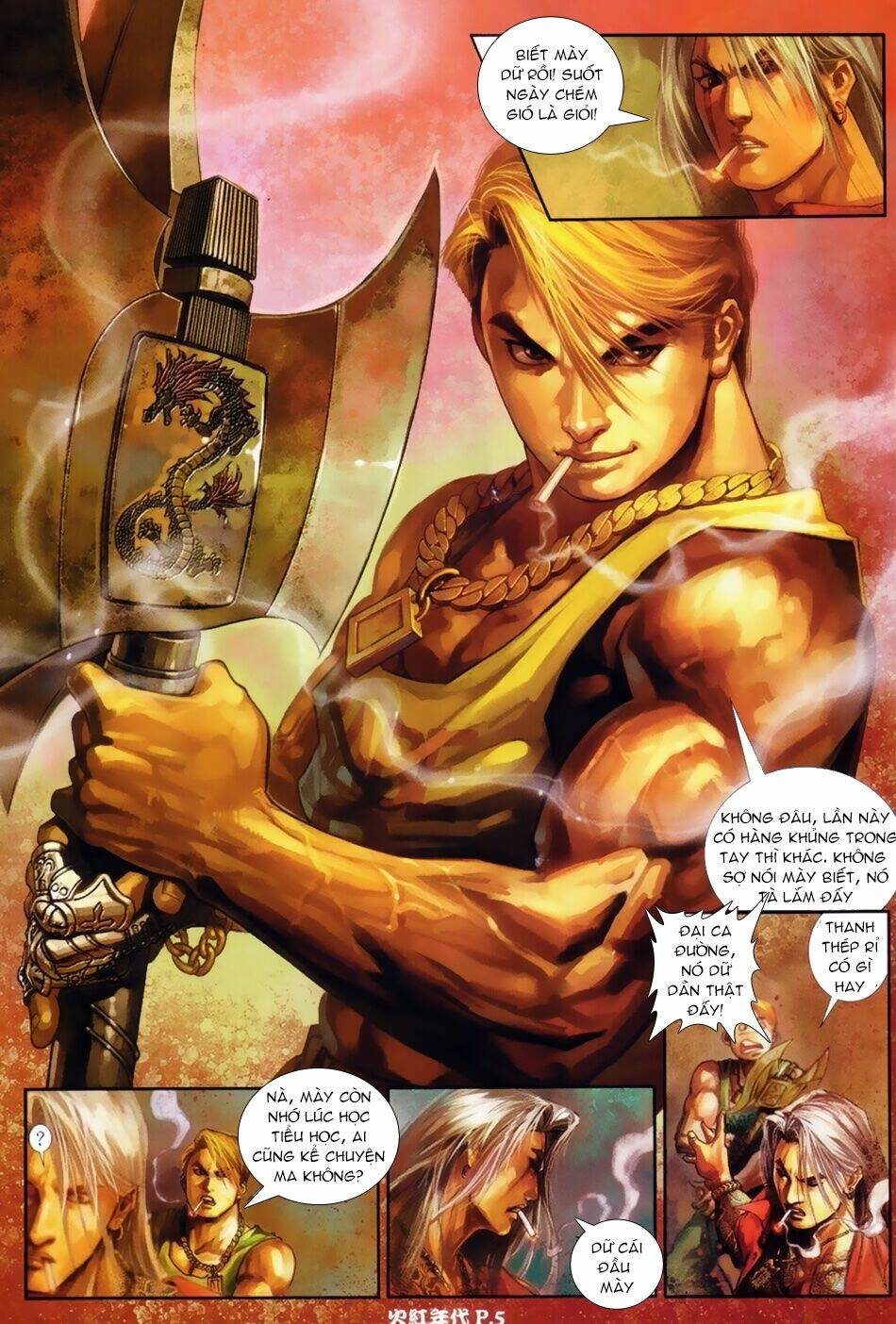 hỏa hồng niên đại hắc cốt đường chapter 22 4