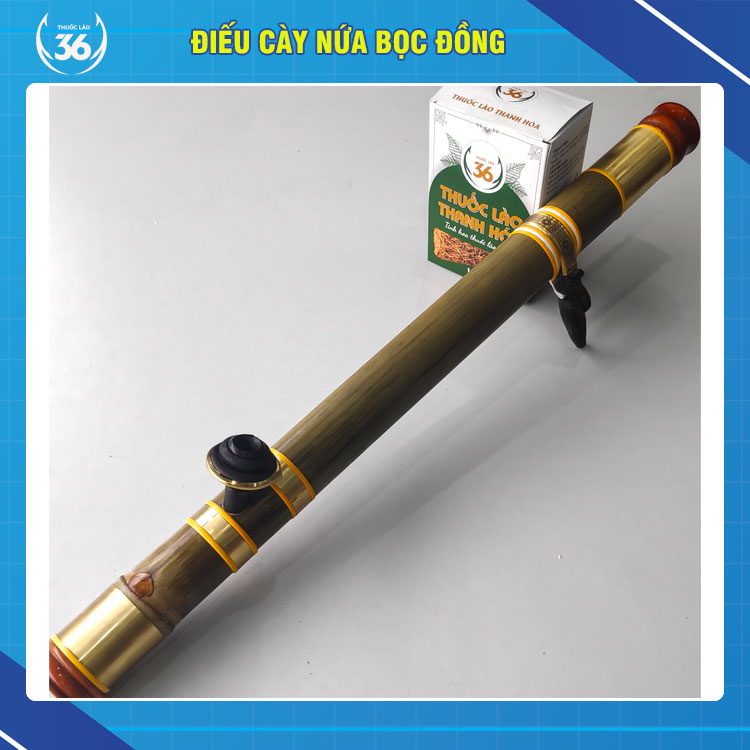 Điếu Cày Nứa Bọc Đồng