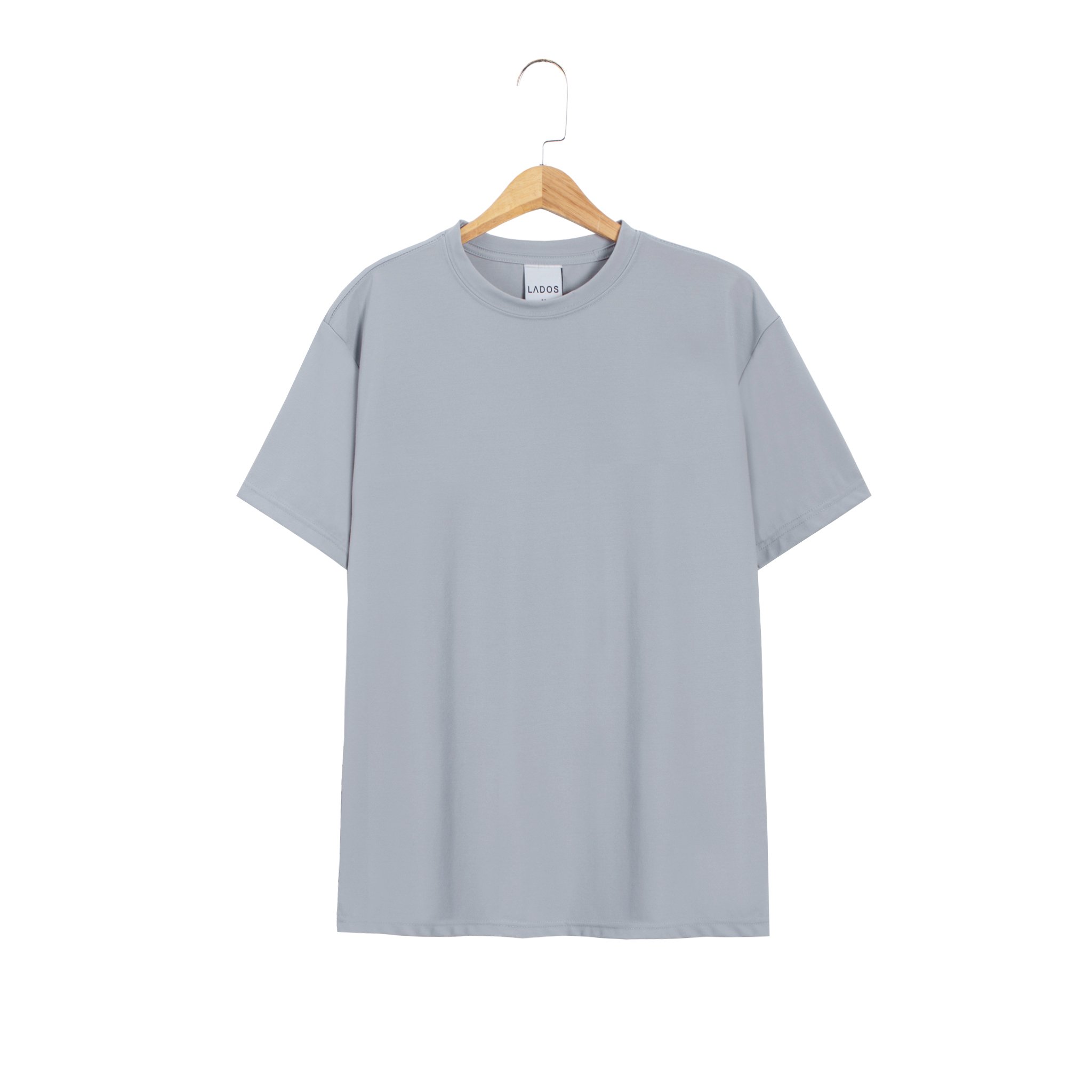 Áo thun cổ tròn trơn nam nữ 100% Cotton Pique cao cấp LADOS - LADOS 9113 co giãn 4 chiều, thấm hút mồ hôi, thoải mái