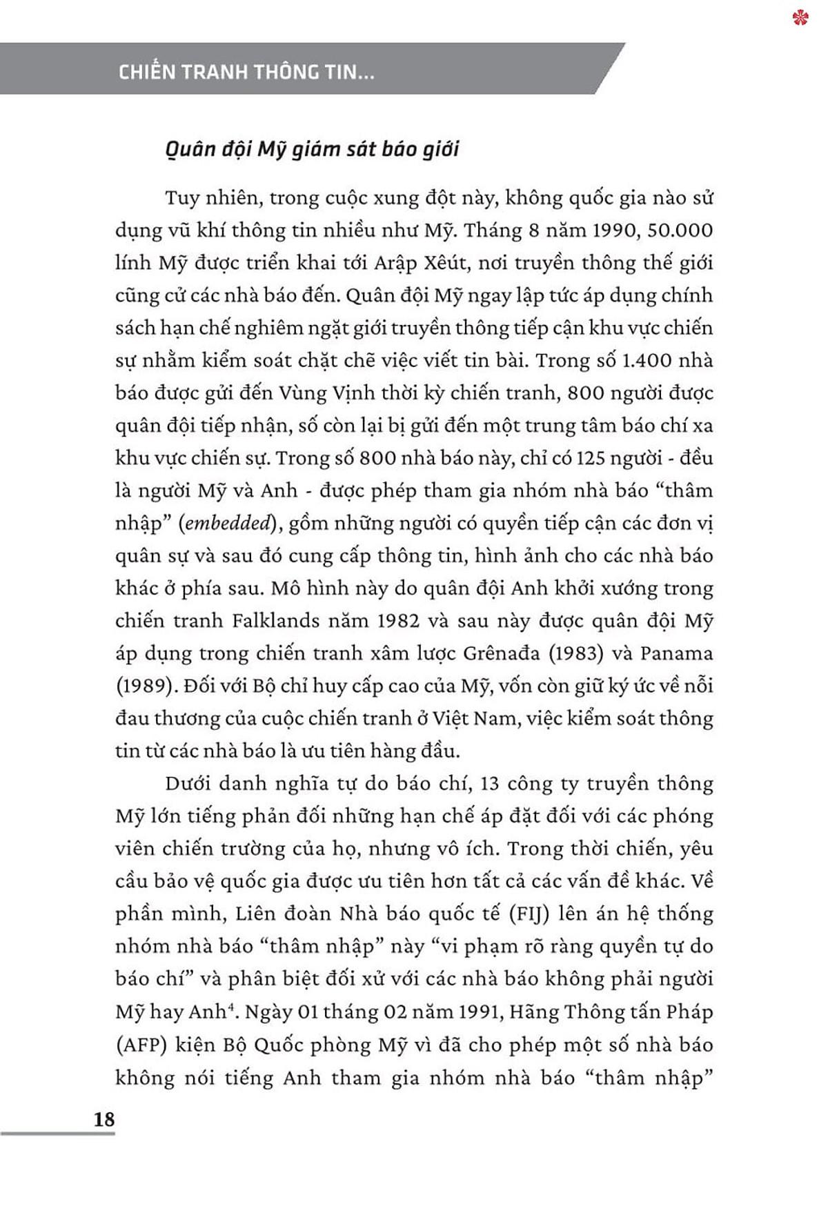 Sách - Chiến Tranh Thông Tin - Các Quốc Gia Trong Cuộc Đua Chinh Phục Tâm Trí Con Người