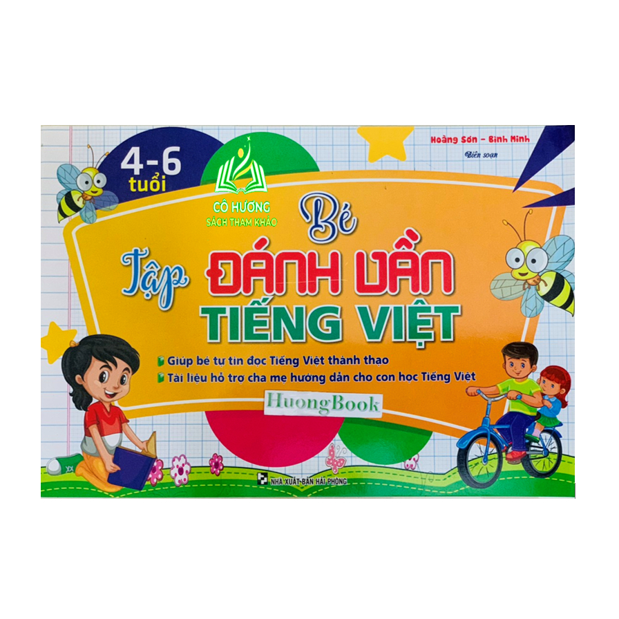 Sách - Bé tập đánh vần tiếng việt 4 - 6 tuổi