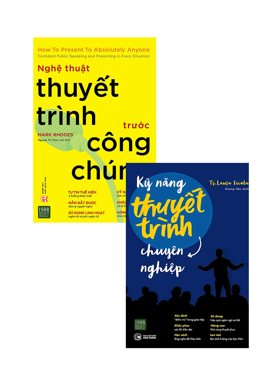 Combo Nghệ Thuật Thuyết Trình Trước Công Chúng + Kỹ Năng Thuyết Trình Chuyên Nghiệp