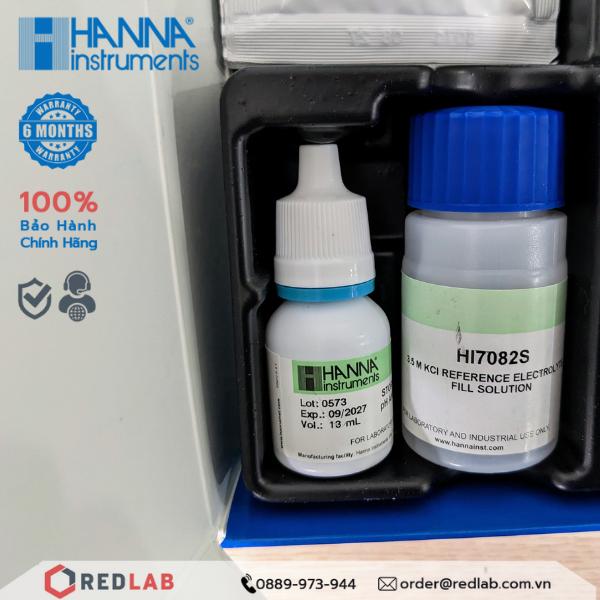 Bút đo pH và nhiệt độ HALO2 Bluetooth trong kem Hanna HI9810432